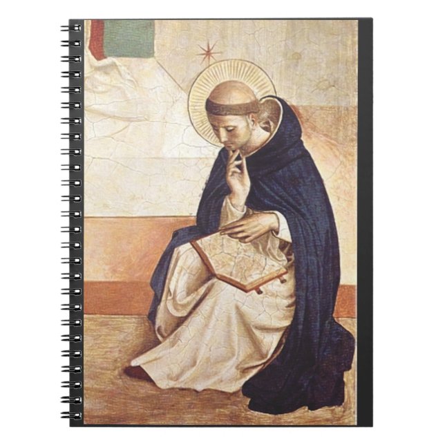 Saint Dominic de Guzman av Fra Angelico Anteckningsbok (Framsidan)