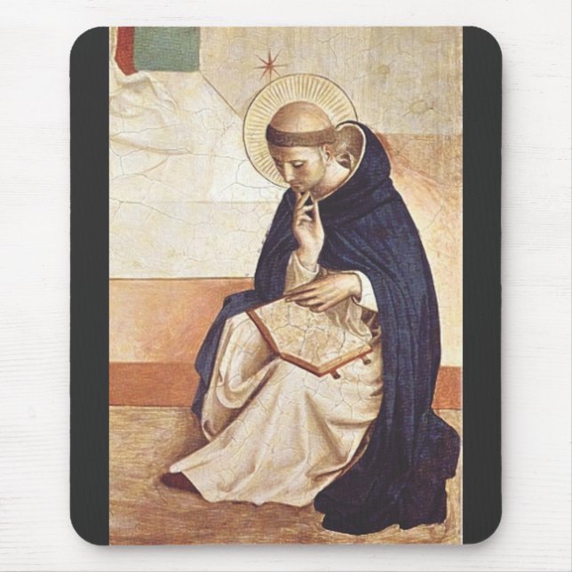 Saint Dominic de Guzman av Fra Angelico Musmatta (Framsidan)