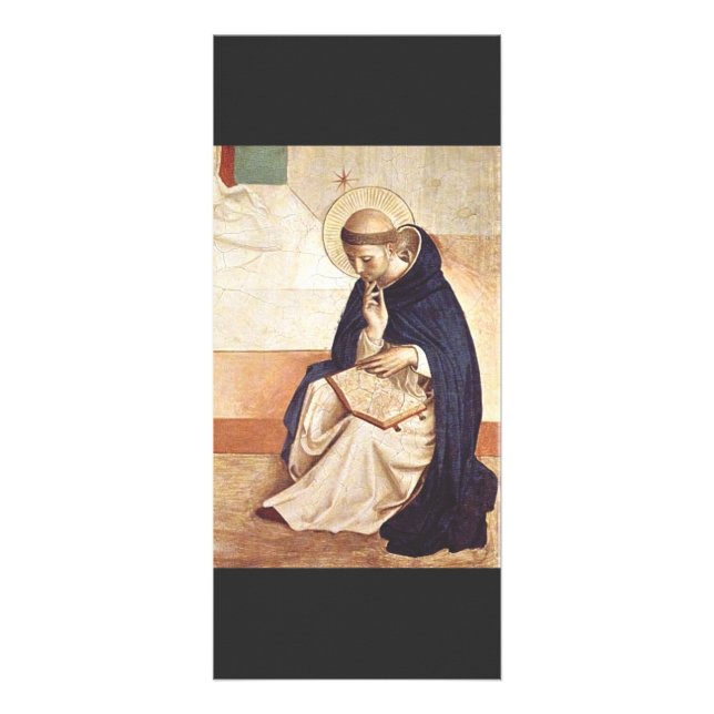 Saint Dominic de Guzman av Fra Angelico Reklamkort (Framsidan)