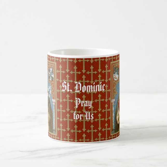 Saint Dominic de Guzman (BK 011) Kaffe Mugg 2b (Center)