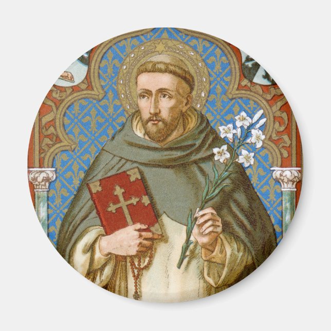 Saint Dominic de Guzman (BK 011) Magnet (Framsidan)