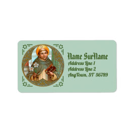 Saint Dominic de Guzman (BK 07) Adressetikett