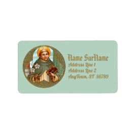 Saint Dominic de Guzman (BK 07) Adressetikett