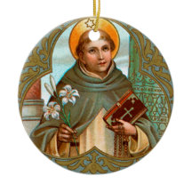 Saint Dominic de Guzman (BK 07) Ceramic Ornament