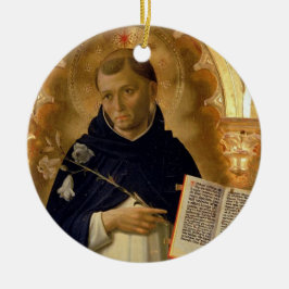 Saint Dominic* julprydnad Julgransprydnad Keramik