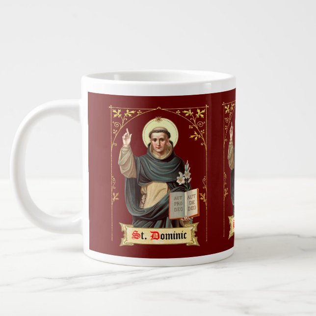 Saint Dominic Preaching (BEN 002) Jumbo Mugg (Vänster)