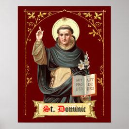 Saint Dominic Preaching (BEN 002) Poster