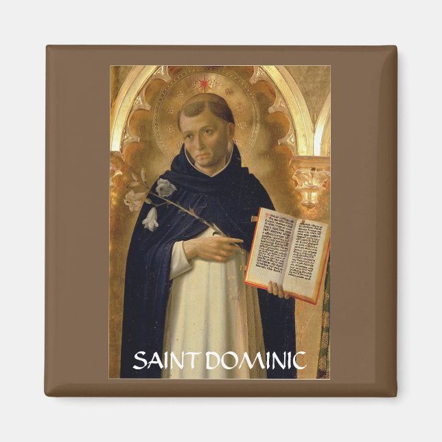 Saint Dominic Refrigerator Magnet (Framsidan)