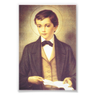 Saint Dominic Savio High-Fidelity Finkonst Fototryck