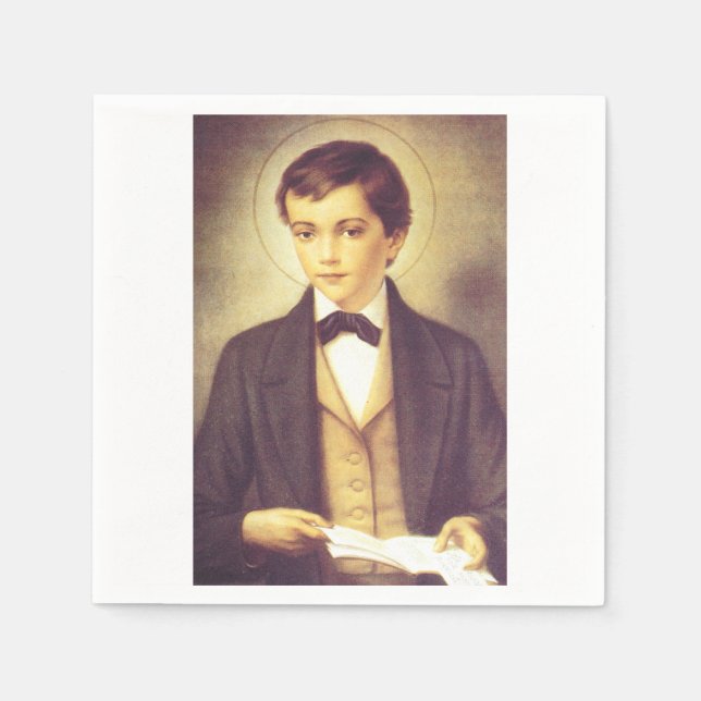 Saint Dominic Savio student av John Bosco Pappersservett (Framsidan)