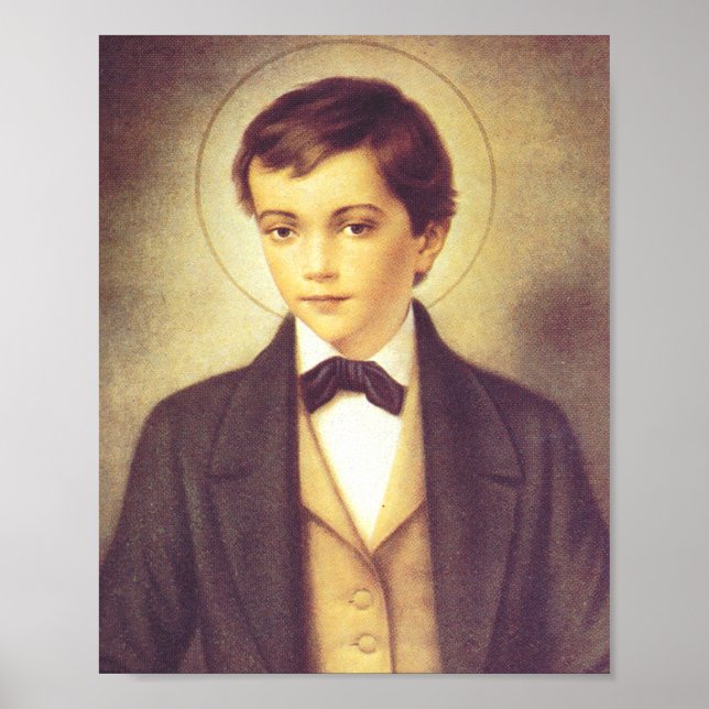 Saint Dominic Savio student av John Bosco Poster (Framsidan)