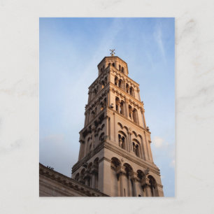 Saint Domnius Bell Torn katedral i Split Vykort