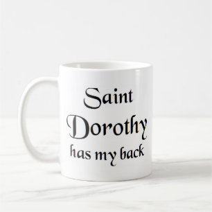 saint Dorothy kaffe mugg