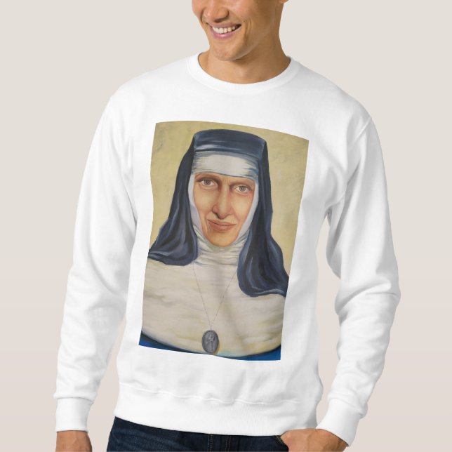 Saint Dulce of the Poor Lång Ärmad Tröja (Framsida)