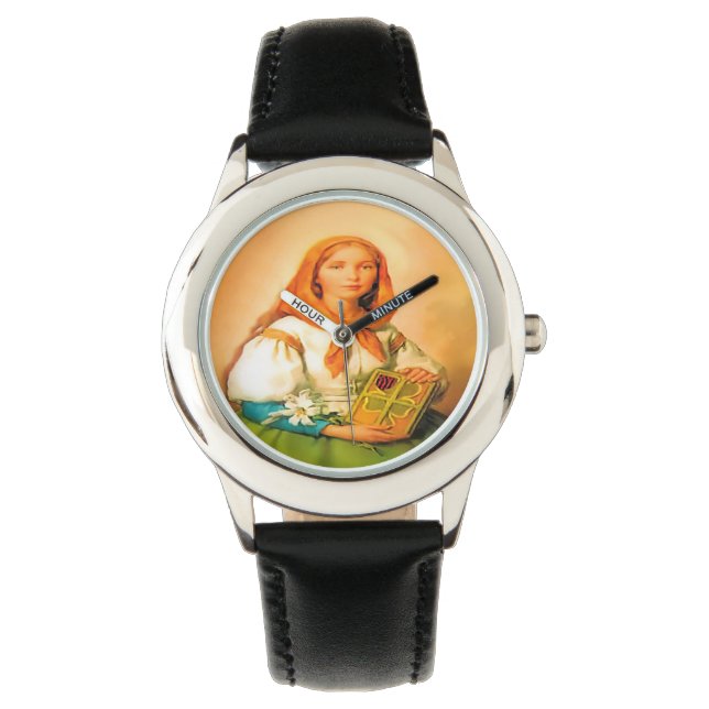 Saint Dymphna Armbandsur (Framsida)