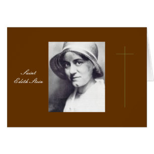Saint Edith Stein Hälsningskort
