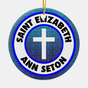 Saint Elizabeth Ann Seton Julgransprydnad Keramik