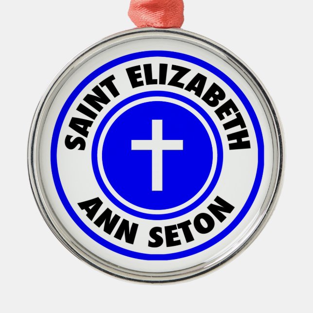 Saint Elizabeth Ann Seton Julgransprydnad Metall (Framsidan)