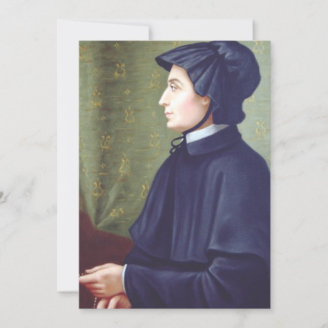 Saint Elizabeth Ann Seton Julkort (Framsida)