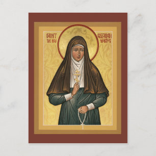 Saint Elizabeth, New Martryr Prayer Card Vykort