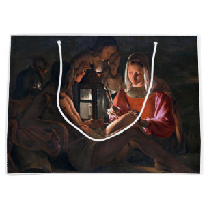 Saint Embraced av Irene, La Tour