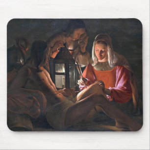 Saint Embraced av Irene, La Tour Musmatta