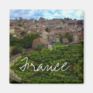 Saint-Émilion Frankrike Architecture Fransk Girond Magnet