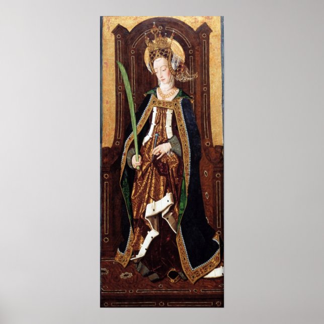 SAINT ENGRATIA Santa Engracia De Zaragoza Poster (Framsidan)