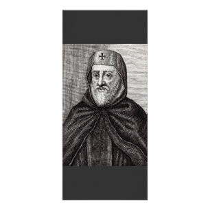 Saint Ephrem, syrisk kristen teologian Reklamkort