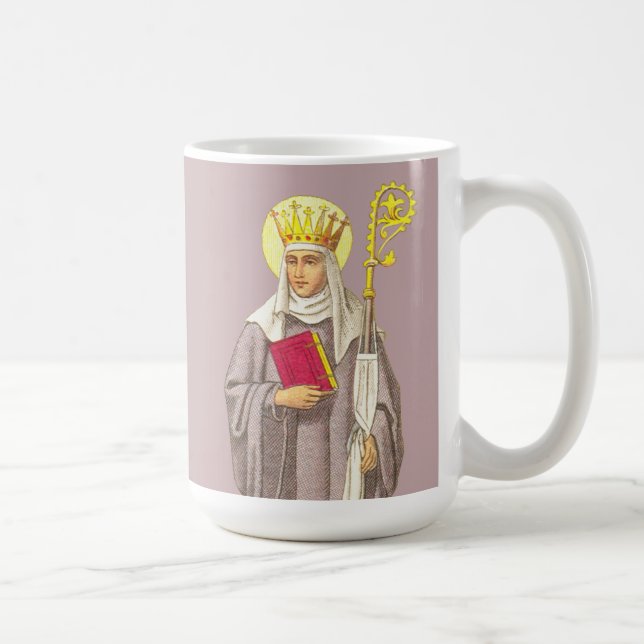 Saint Etheldreda (Audrey) (P 003) Kaffemugg (Höger)