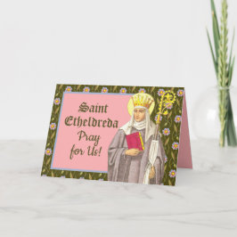 Saint Etheldreda (Audrey) (P 003)-kort Kort