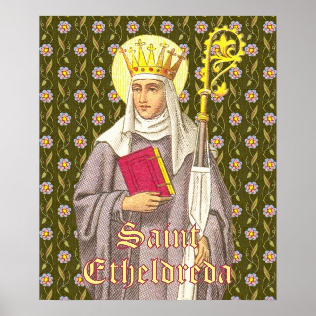 Saint Etheldreda (Audrey) (P 003) Poster (Framsidan)