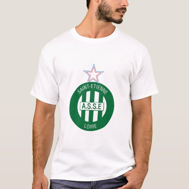 Saint Etienne logotyp T Shirt (Framsida)