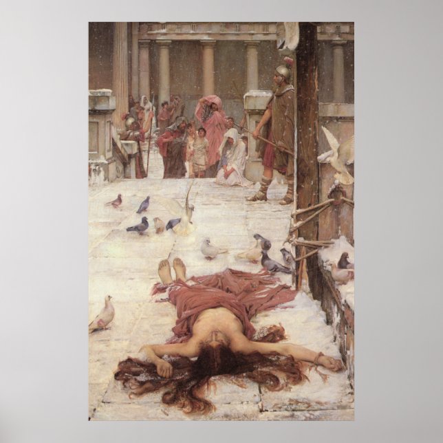 Saint Eulalia, av John William Waterhouse - 1885 Poster (Framsidan)