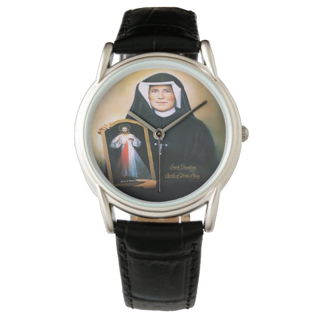 Saint Faustina Apostle of Divine Mercy Armbandsur (Framsida)
