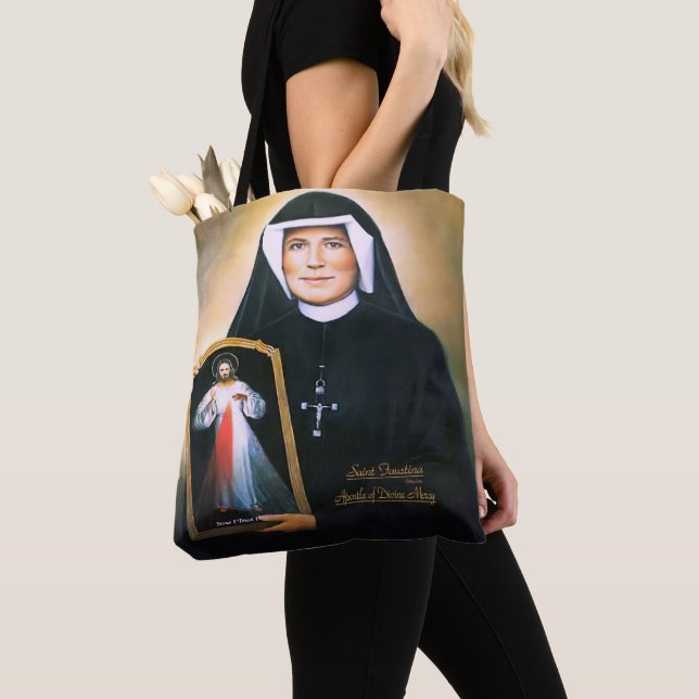 Saint Faustina, Divine Mercy Tygkasse (Närbild)