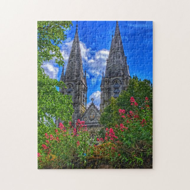 Saint Fin Barres Cathedral, Kork Ireland Puzzle Pussel (Vertikal)