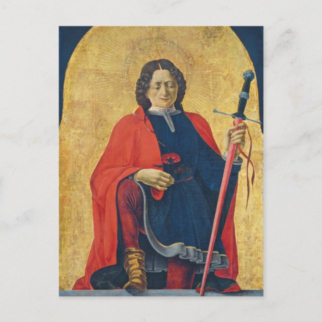 Saint Florian, italienska, c. 1473-74 Vykort (Framsida)