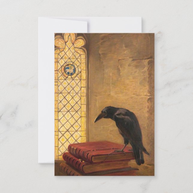 Saint från Jackdaw Rheims Raven Briton Riviere Spara Datumet (Framsida)
