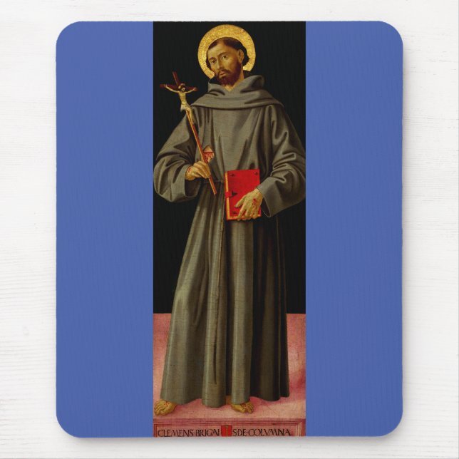 Saint Francis av Assisi av Antoniazzo Romano Musmatta (Framsidan)