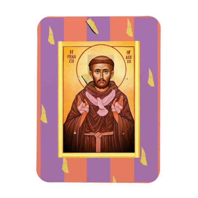 Saint Francis av Assisi Flexible Photo Magnet (Vertikal)