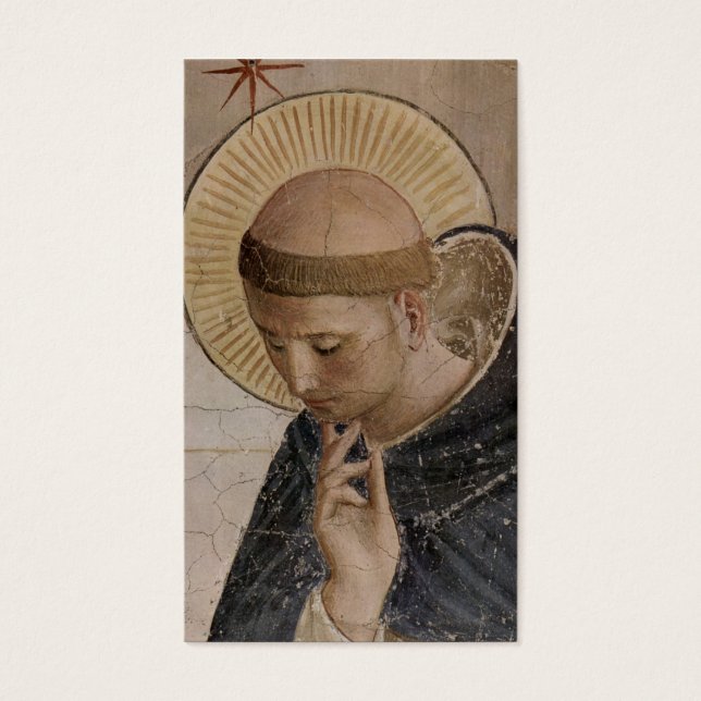 Saint Francis av Assisi i Contemplation Visitkort (Framsidan)