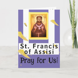 Saint Francis av Assisi-kort Kort