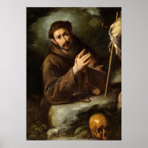 Saint Francis - Bernardo Strozzi Fine Art Poster