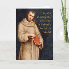 Saint Francis' bön CC0732 Raphael Greeting Card Kort