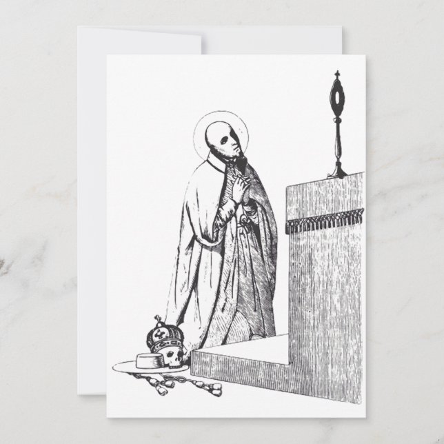 Saint Francis Borgia Duke av Gandía Inbjudningar (Framsida)