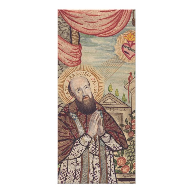 Saint Francis de Sales Bishop Reklamkort (Framsidan)