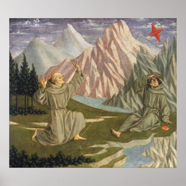 Saint Francis - Domenico Veneziano Fine Art Poster (Framsidan)