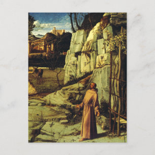 Saint Francis i Desert av Giovanni Bellini Vykort
