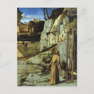Saint Francis i Desert av Giovanni Bellini Vykort